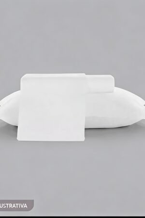 JOGO LEMCOL 4 PECAS TEKA FLORENCA QUEEN PERAL 180 FIOS COM FRONHA COM ABA