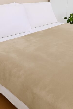 MANTA  COBERTOR FLANEEL FLEECE 220 X 245 BEJE