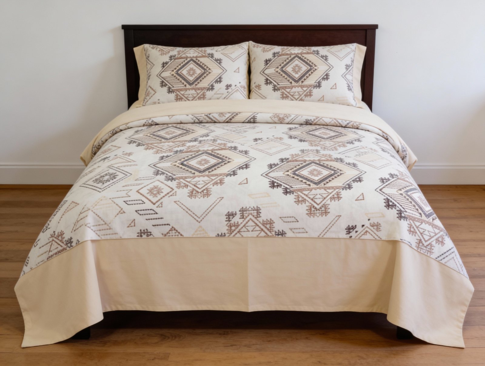 JOGO LEMCOL 4 PCAS MALHA KING 2 X2 MARON