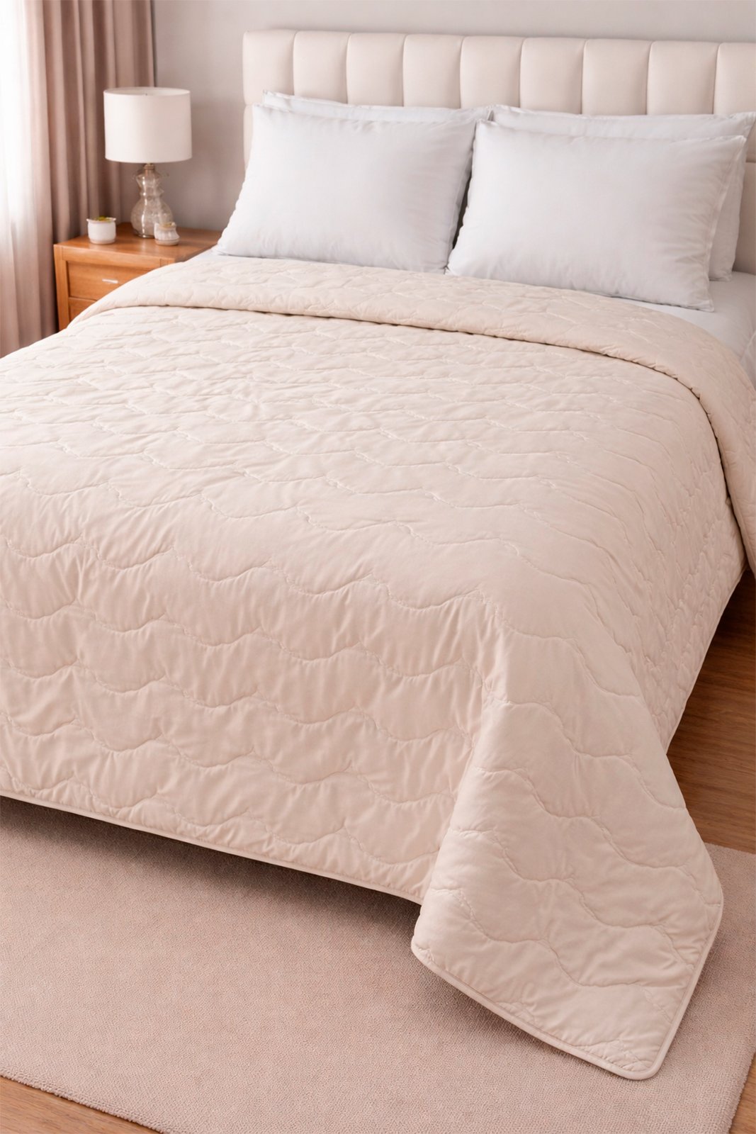 JOGO COBRE LEITO CASAL MALHA BELLA ENXOVAIS 3 PC - 13378