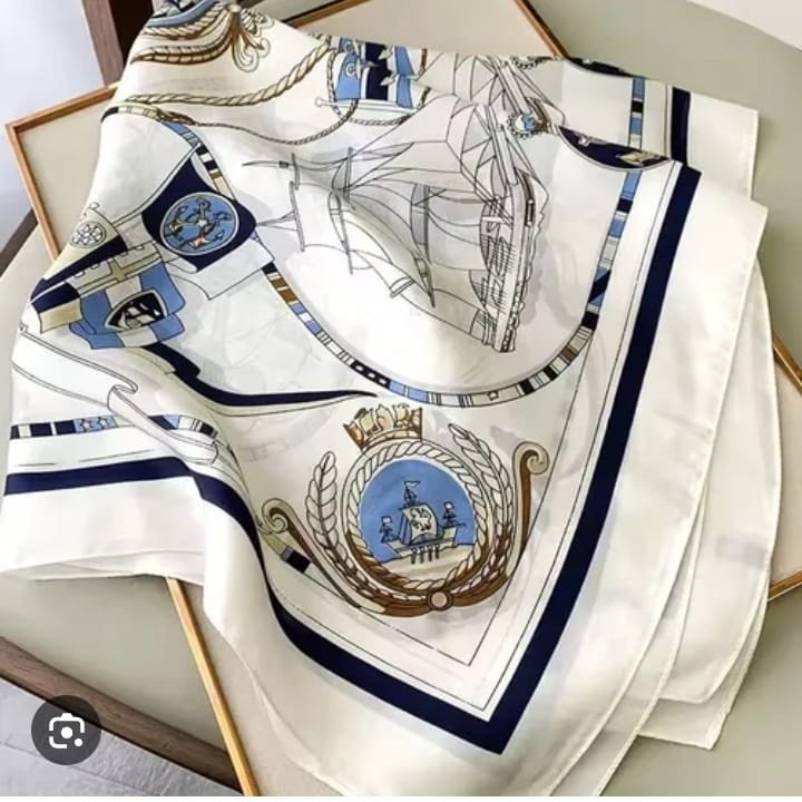 Lenco Flor Cetim Bandana Top Echarpe Faixa - Imagem 3