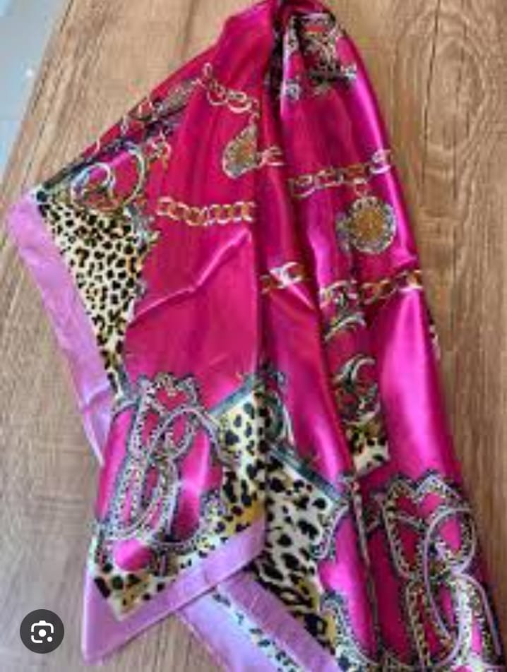 Lenco Flor Cetim Bandana Top Echarpe Faixa - Imagem 7