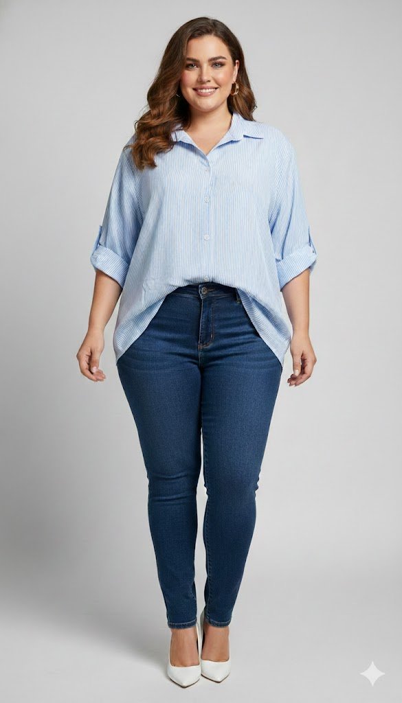 CAMISA FEMININA PLUS SIZE - Imagem 2