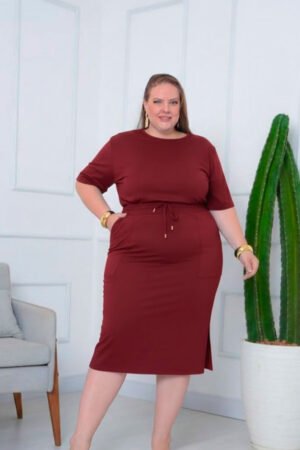 Conjunto Moletinho Feminina De Saia E Blusa Manga Curta