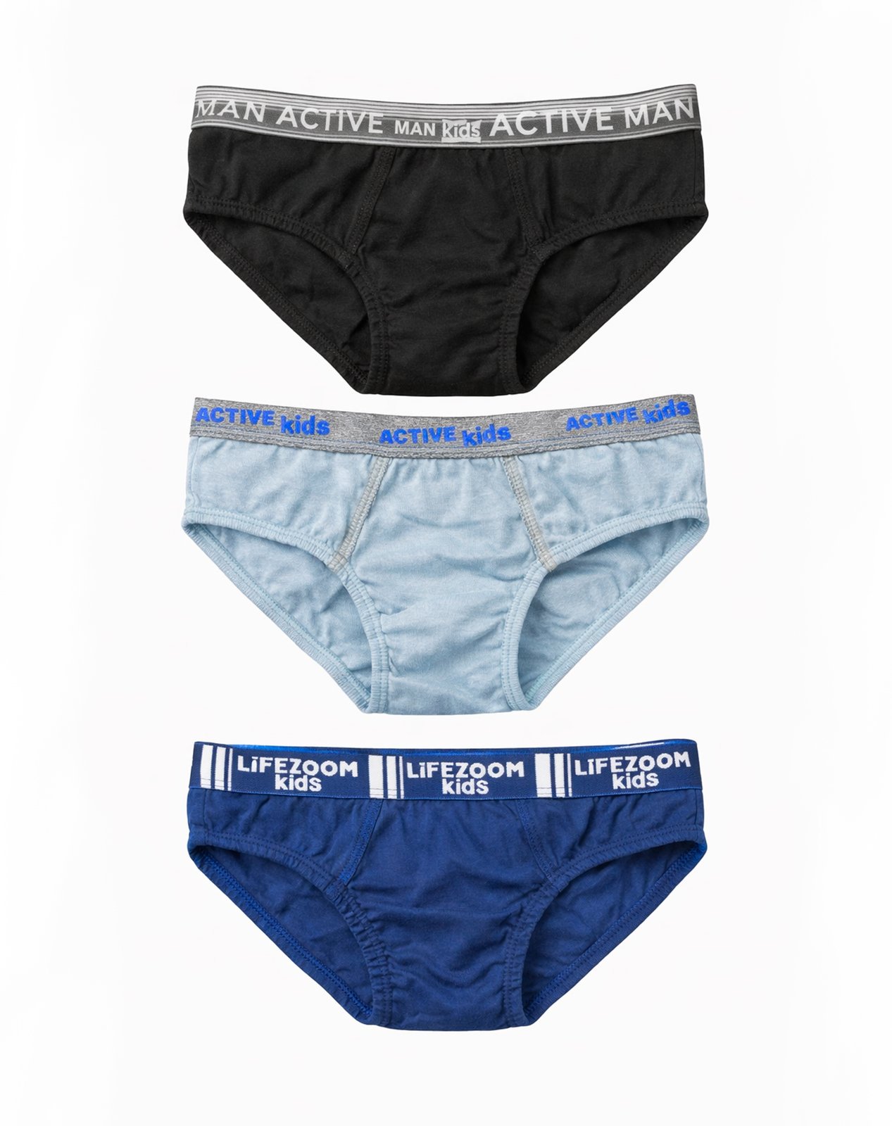 CUECA ZORBA/SLIP INFANTIL ALGODAO ACTIVE KIDS - REF 004 - Imagem 6