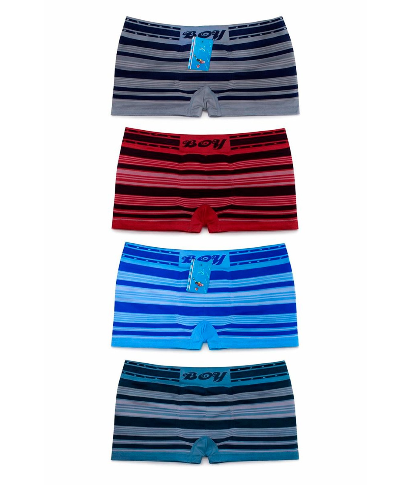 CUECA BOXE INFANTIL POLIESTER ROMANCITY