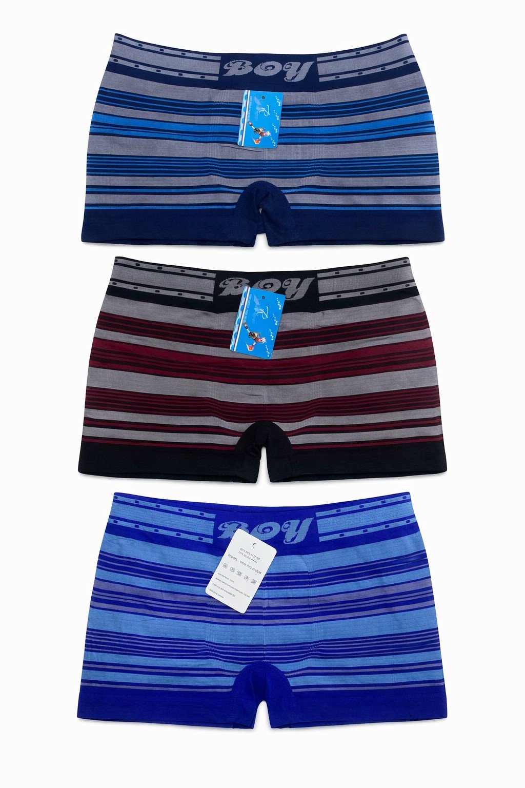 CUECA BOXE INFANTIL POLIESTER ROMANCITY - Imagem 8