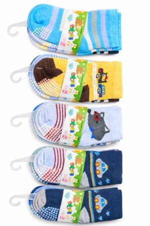 MEIAS BEBE 0 - 12 MESES COLORIDA - HEXA WORLD