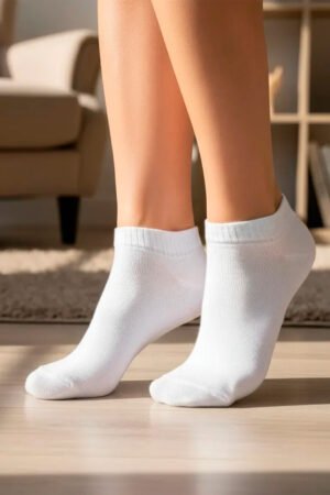 MEIA INFANTIL CURTA BRANCA GZ NOVA GLORIA