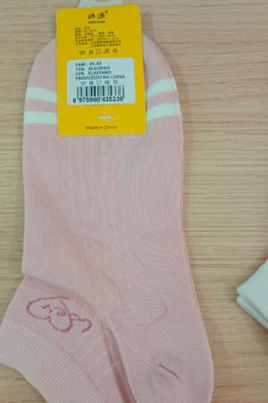 MEIA FEMENINO CURTA ROMANCITY MODAS