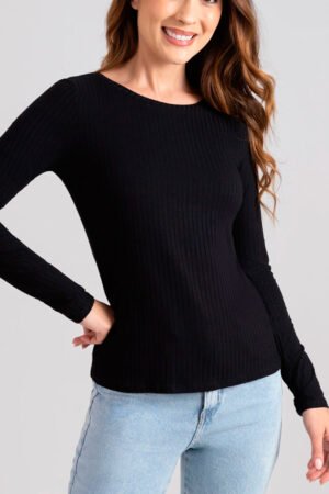 BLUSA MANGA LONGA RIBANA CANELADA ENDLESS - EB15005