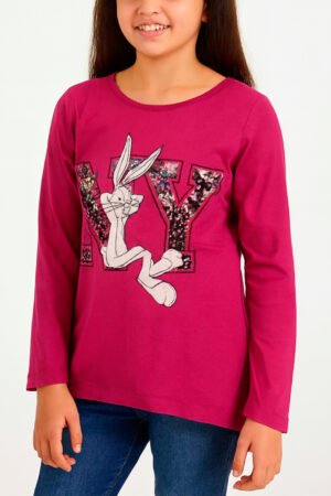 BLUSA MANGA LONGA JUVENIL LOONEY TUNES