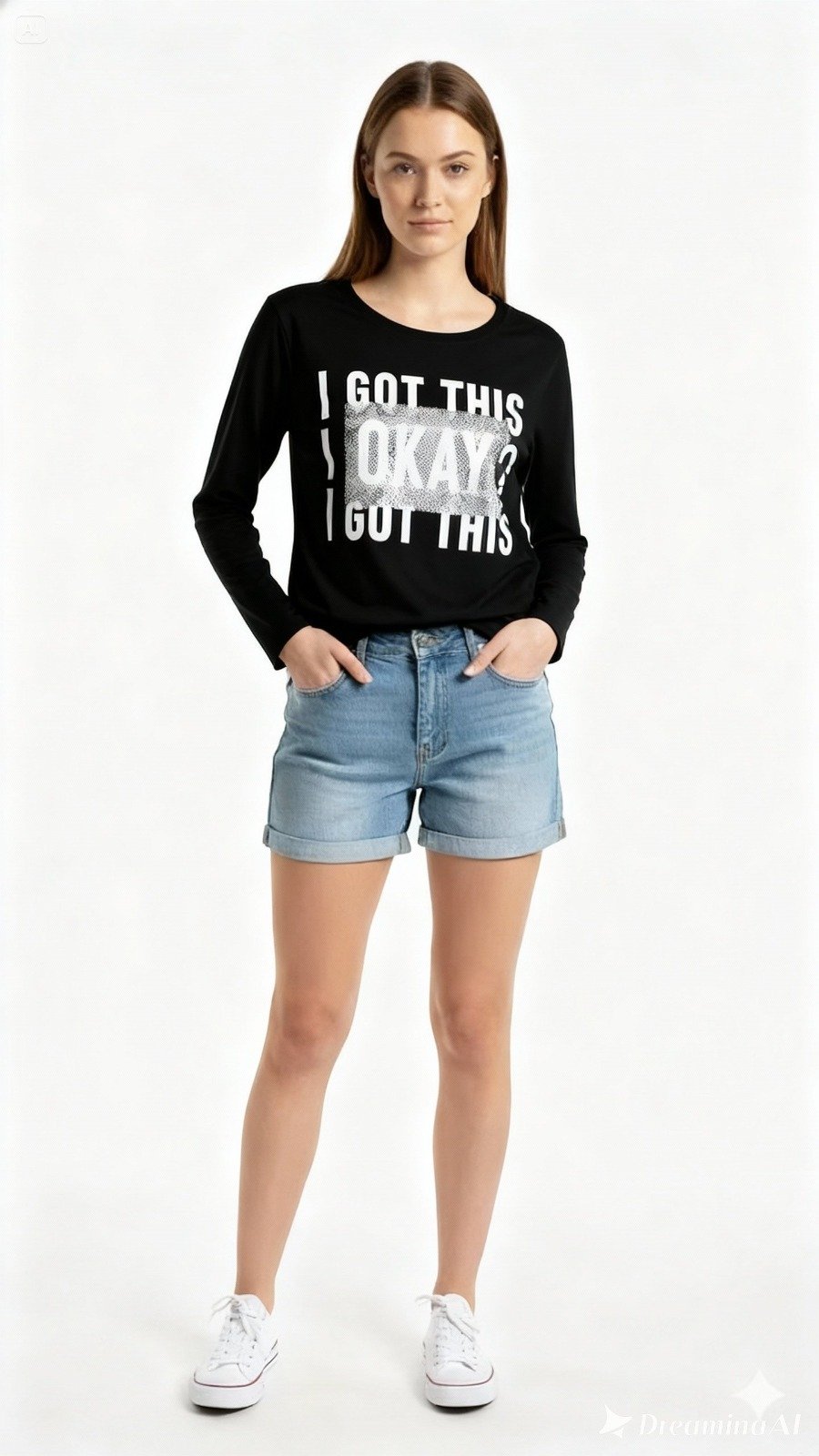 BLUSA MANGA LONGA JUVENIL MENINA ROVITEX 960748 - Imagem 5