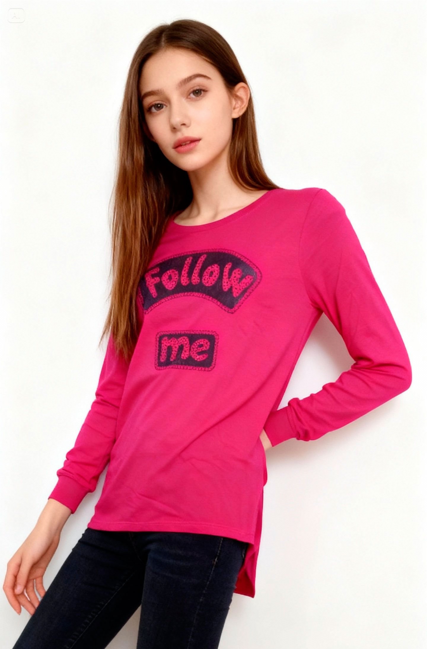 BLUSA MANGA LONGA MENINA ROVITEX