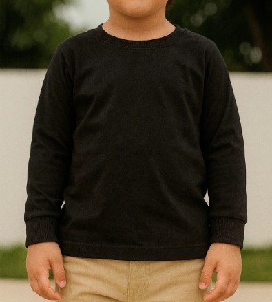 BLUSA MANGA LONGA BASICA JUVENIL ROVITEX - 920393 - Imagem 2