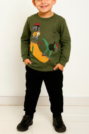 CONJUNTO MOLETOM INFANTIL ROVITEX - 3017452