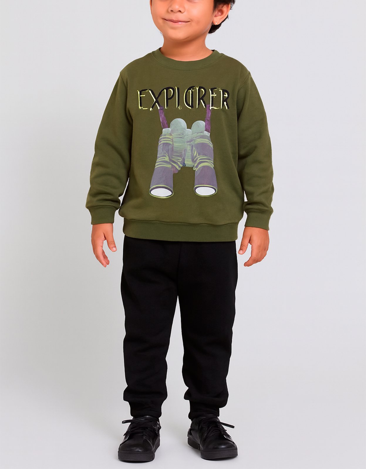 CONJUNTO MOLETOM INFANTIL ROVITEX EXPLORER - 3017412