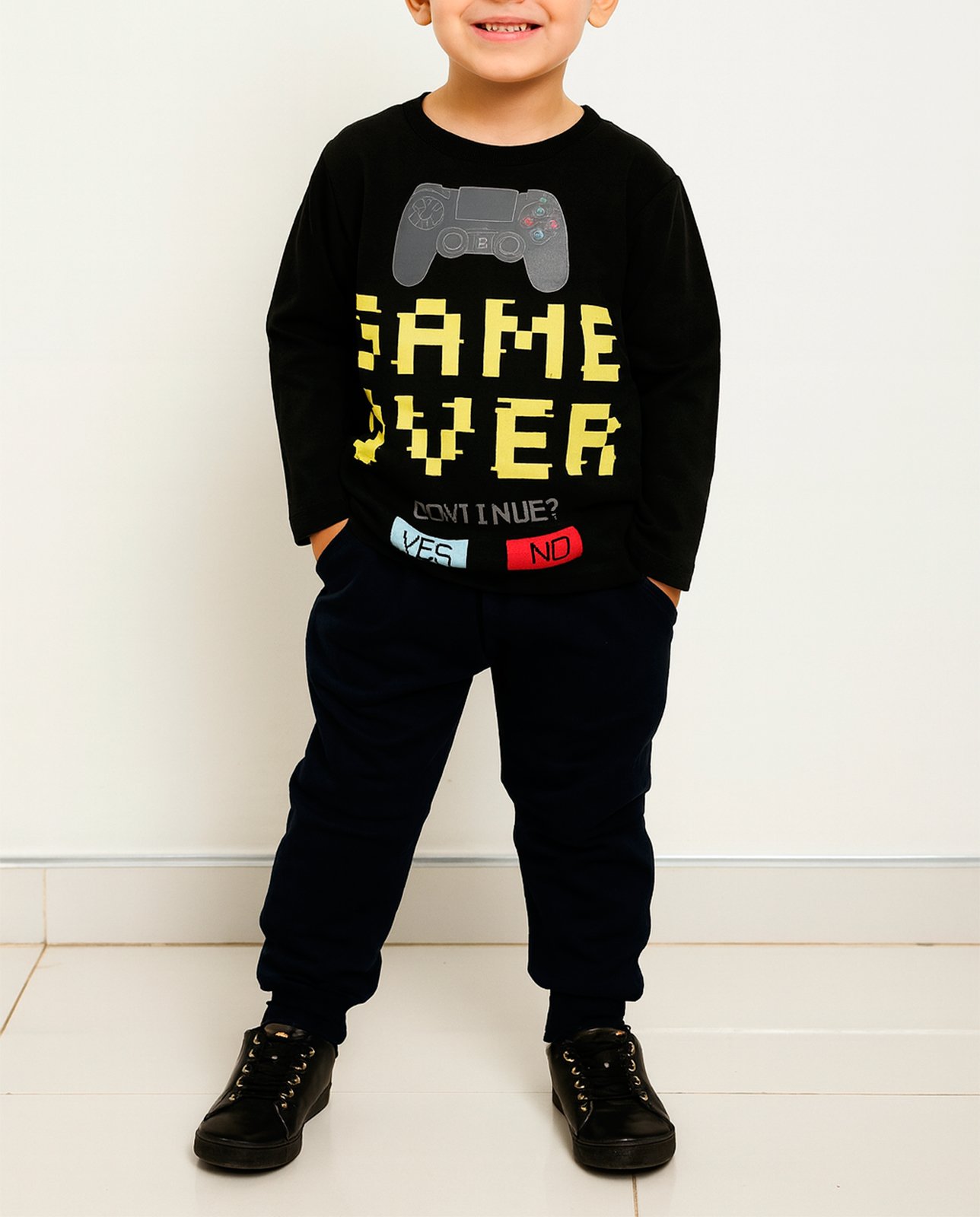 CONJUNTO MOLETOM INFANTIL ROVITEX GAME - 3017712