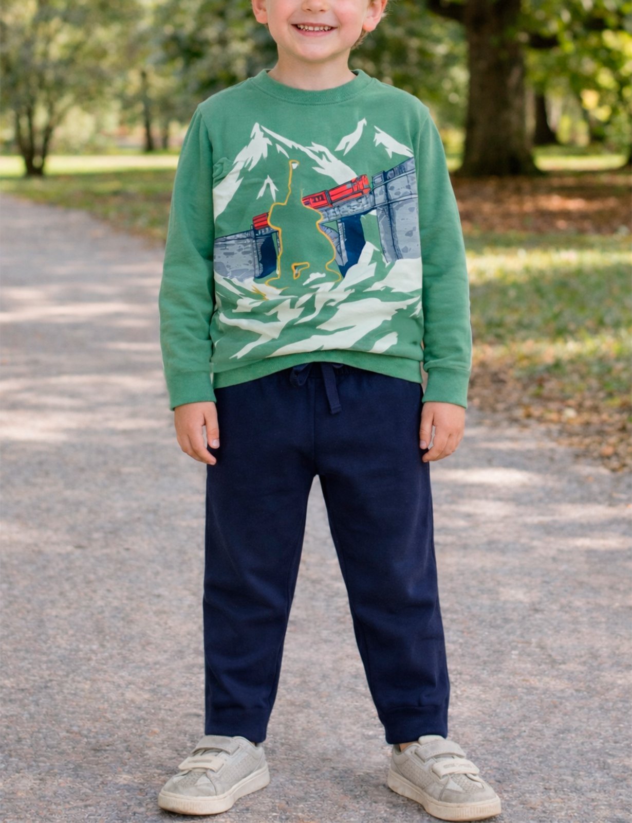 CONJUNTO MOLETOM INFANTIL ROVITEX MOUNTAIN