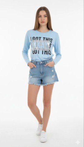 BLUSA MANGA LONGA JUVENIL MENINA ROVITEX 960748 - Imagem 6