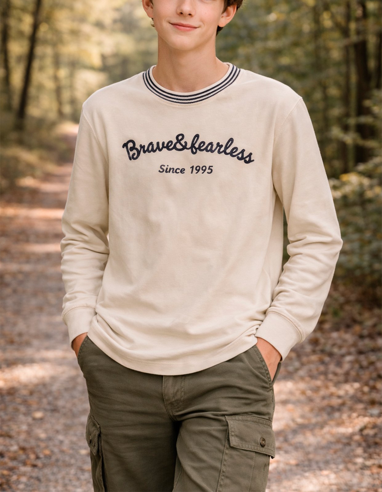 BLUSA MANGA LONGA JUVENIL TRICK NICK 1995 - Imagem 2