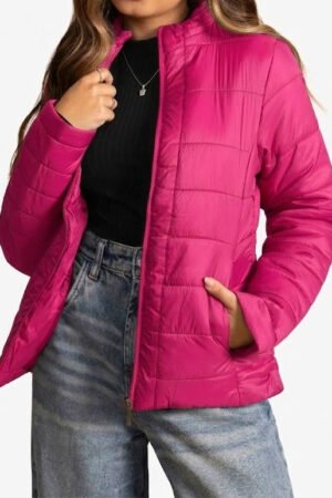 JAQUETA JUVENIL ESTOFADA SEM CAPUZ 1630-