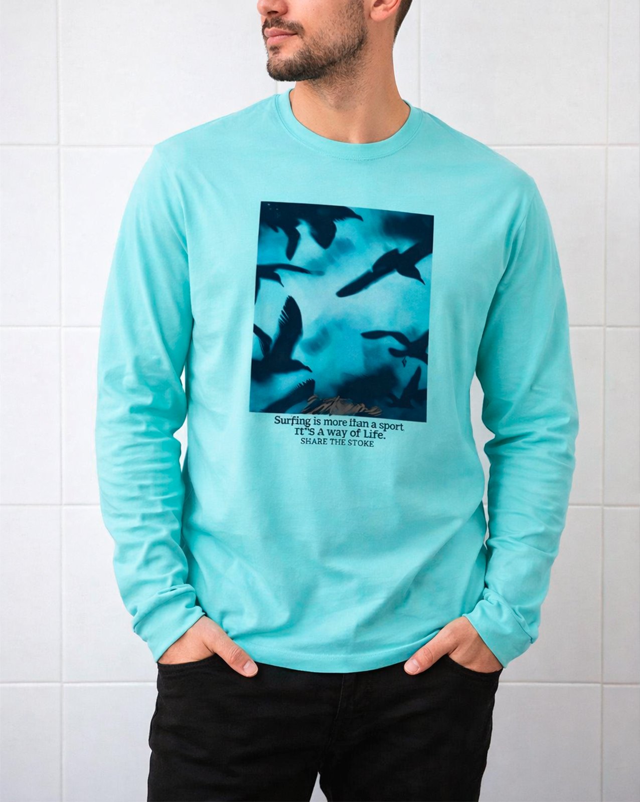 BLUSA MANGA LONGA MASCULINA DIAMETRO - D00418