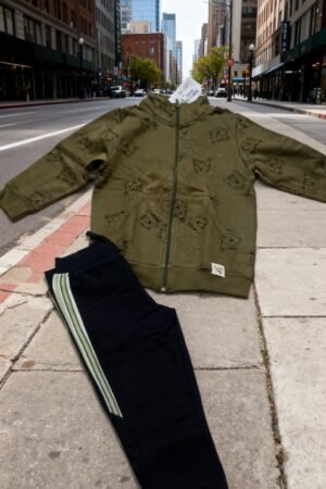 CONJUNTO MOLETOM CASACO SEM CAPUZ INFANTIL TRICK NICK - 1018441