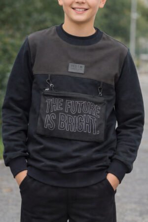 BLUSAO MOLETOM C/ POCHETE JUVENIL ONDA KIDS - OK-337