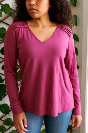 BLUSA MANGA LONGA MALHA ENDLESS - E14975