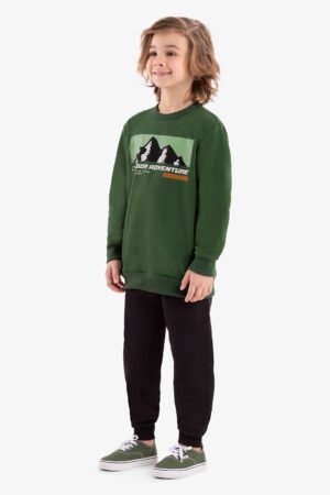 CONJUNTO BLUSAO COM CALCA INFANTIL ROVI KIDS - 3024572