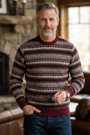 SUETER MASCULINO DLANFIORI TRICOT - M PRETO - 2955