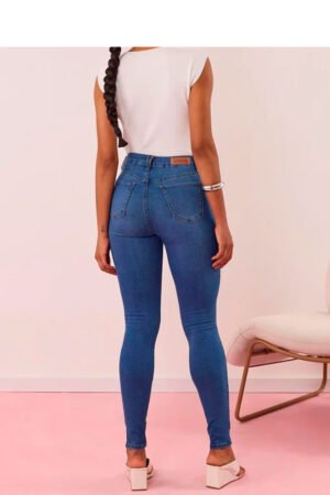 Calca Jeans Lunender Skinny J6814 - Feminino - Azul
