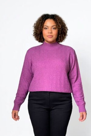 BLUSA SUETER MODAL  ESTAMPADO PLUS SIZE