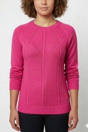 BLUSA SUETER MODAL  ESTAMPADO G2 ROSA PINK