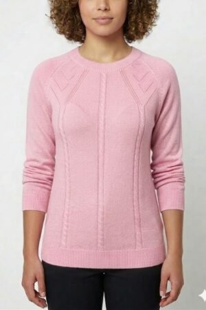 Blusa Feminina Sueter   Modal Gola Redonda Estampada