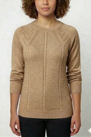 Blusa Feminina Sueter  Modal Gola Redonda Estampada