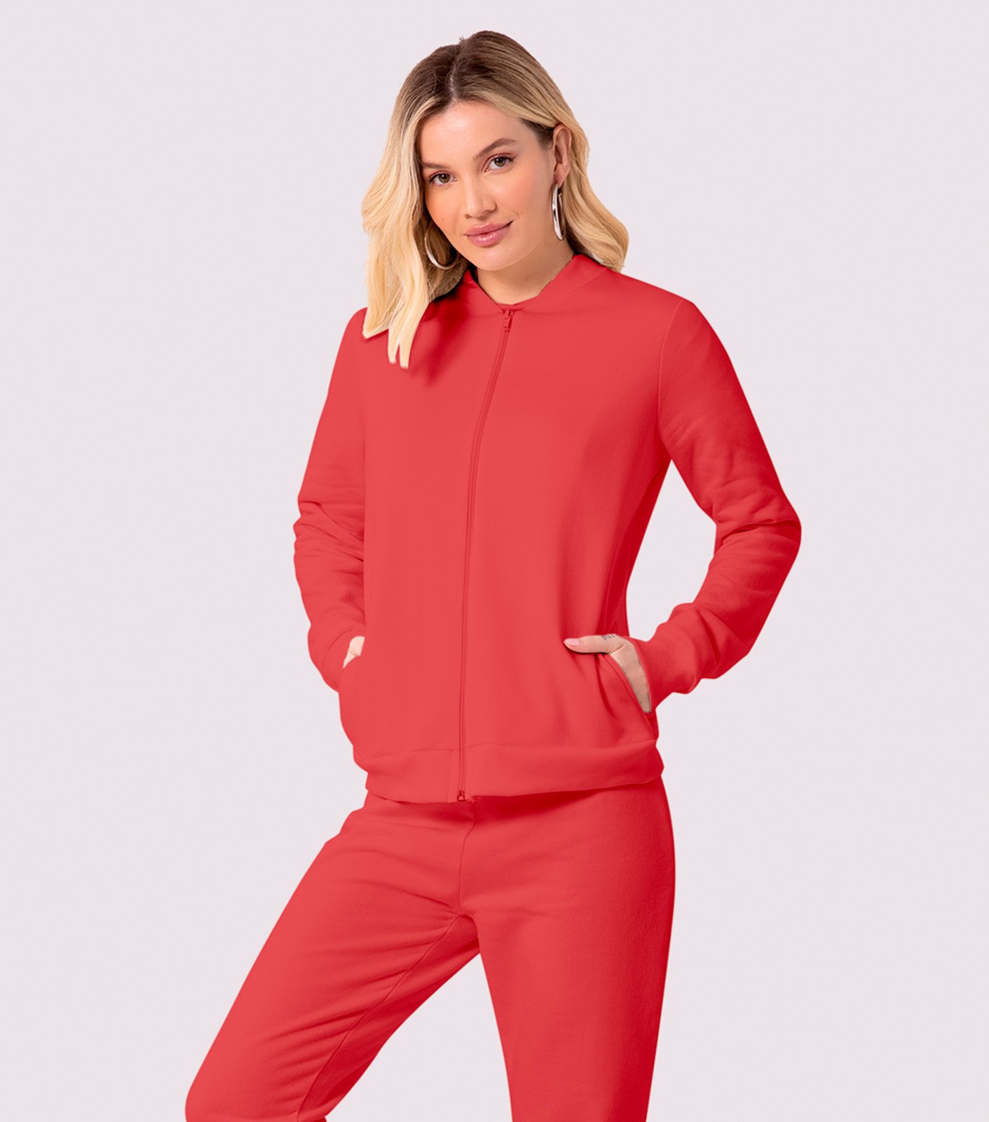 JAQUETA MOLETOM FEMININA LUNENDER - 00389