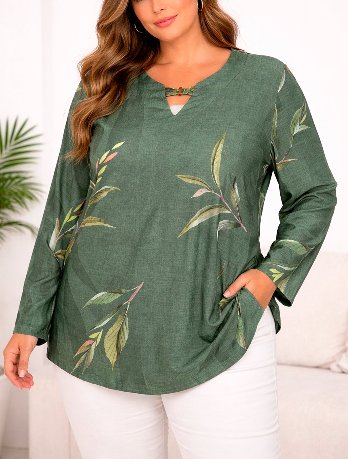 BLUSA MANGA LONGA FEMIININA ROVITEX PLUS - 6147486 - Imagem 3