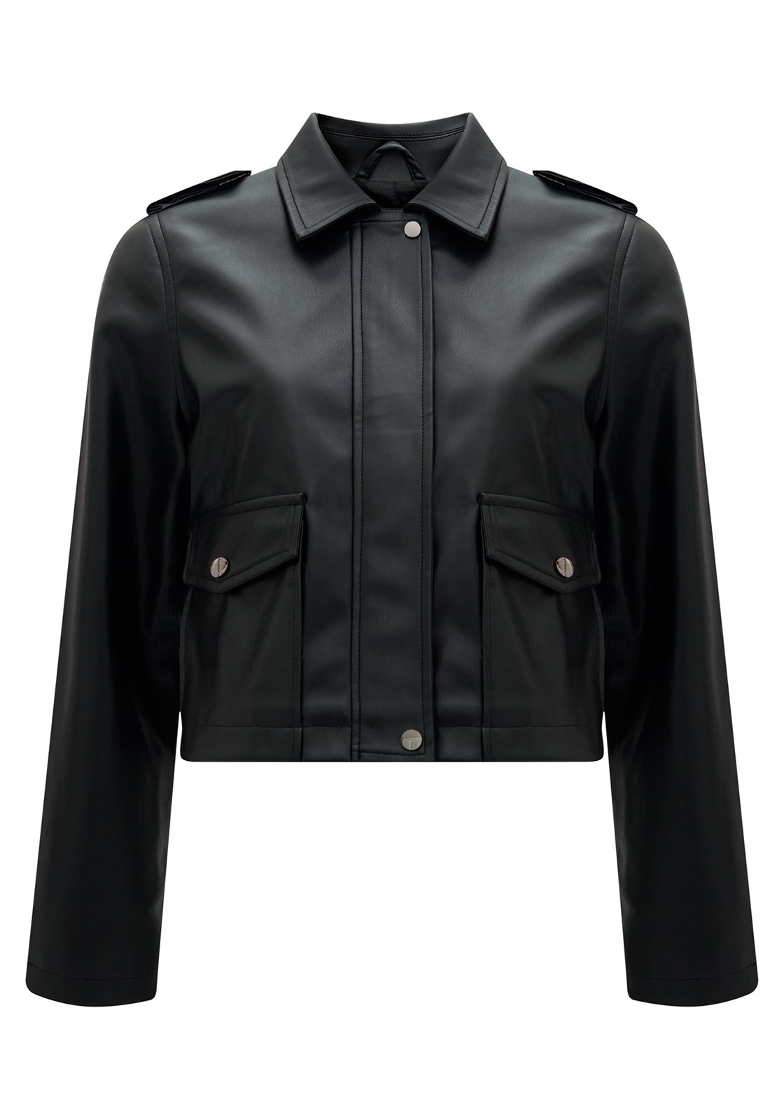 JAQUETA FEMININA COURO SINTETICO LUNENDER - 69221