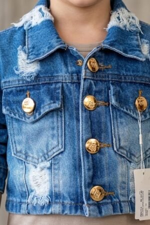 Jaqueta   infantil jeans krika