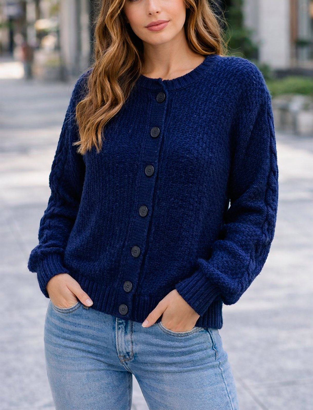 CASACO TRICO FEMININO KARDIE - 577