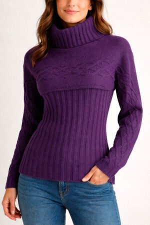 BLUSA 2x1TRICOT FEMININA GIULIANA MARQUES TRICOT - GM 1311