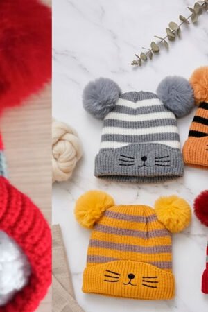 TOUCAS FORADA COM PELUCIA INFANTIL