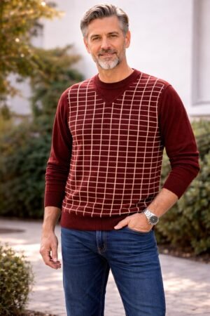 SUETER MASCULINO GOLA V D'LANFIORI TRICOT - 3138