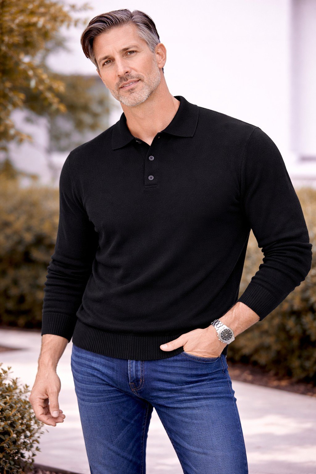 SUETER MASCULINO GOLA POLO SUMARE MALHAS - 10019