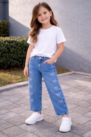CALCA JEANS MENINA INFANTIL TRICK NICK -,,