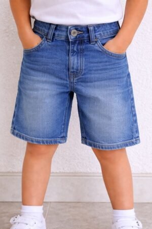 BERMUDA INFANTIL  Jeans Trick Nick Azul