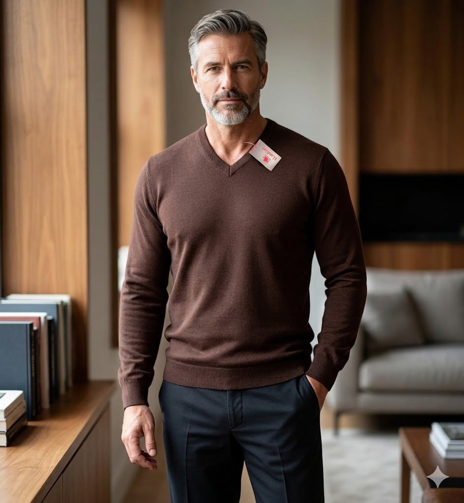 SUETER MASCULINO DLANFIORI MALHAS - 301 - Imagem 4