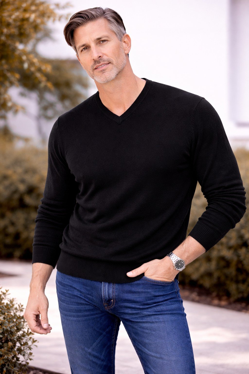 SUETER MASCULINO DLANFIORI MALHAS - 301 - Imagem 5